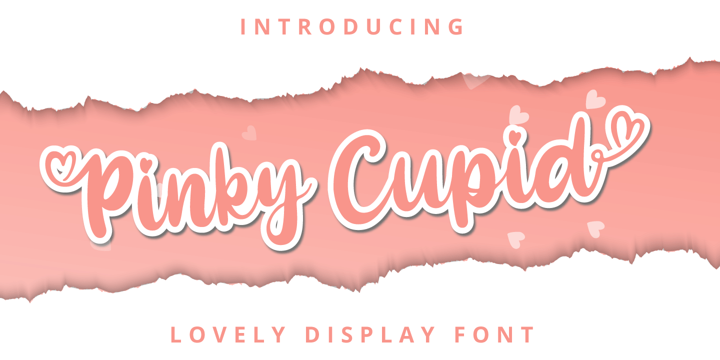 Pinky Cupid Font preview